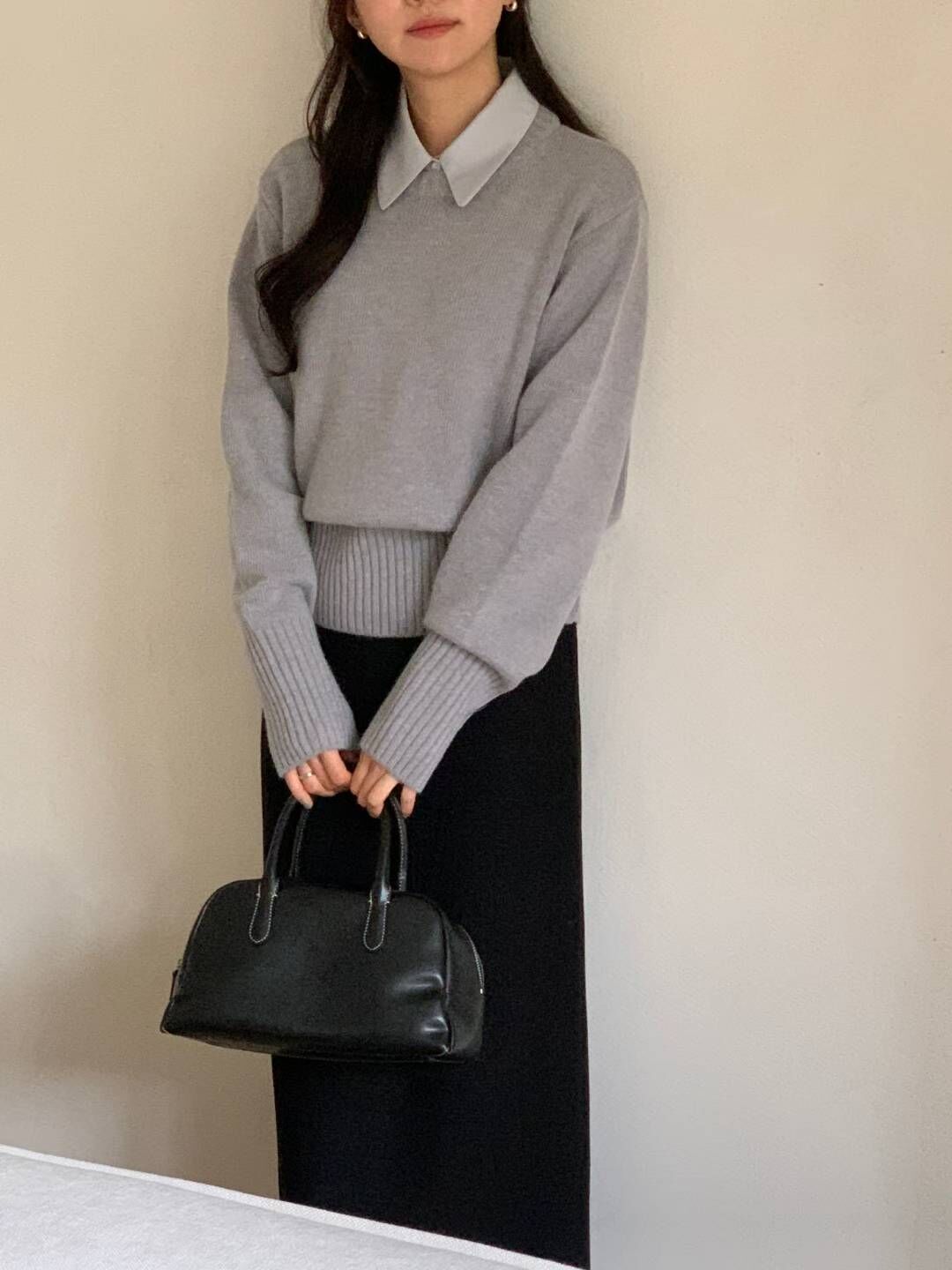 AY5316 直紋針織上衣 *特價* (購物金不適用)