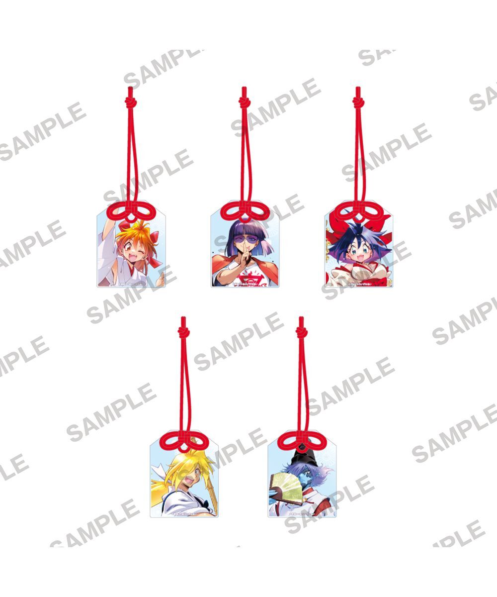 預購-【原作35周年紀念】『秀逗魔導士』集換式壓克力御守鑰匙圈 巫女系列ver. PACK盲盒販售 隨機出貨【日本進口精品】