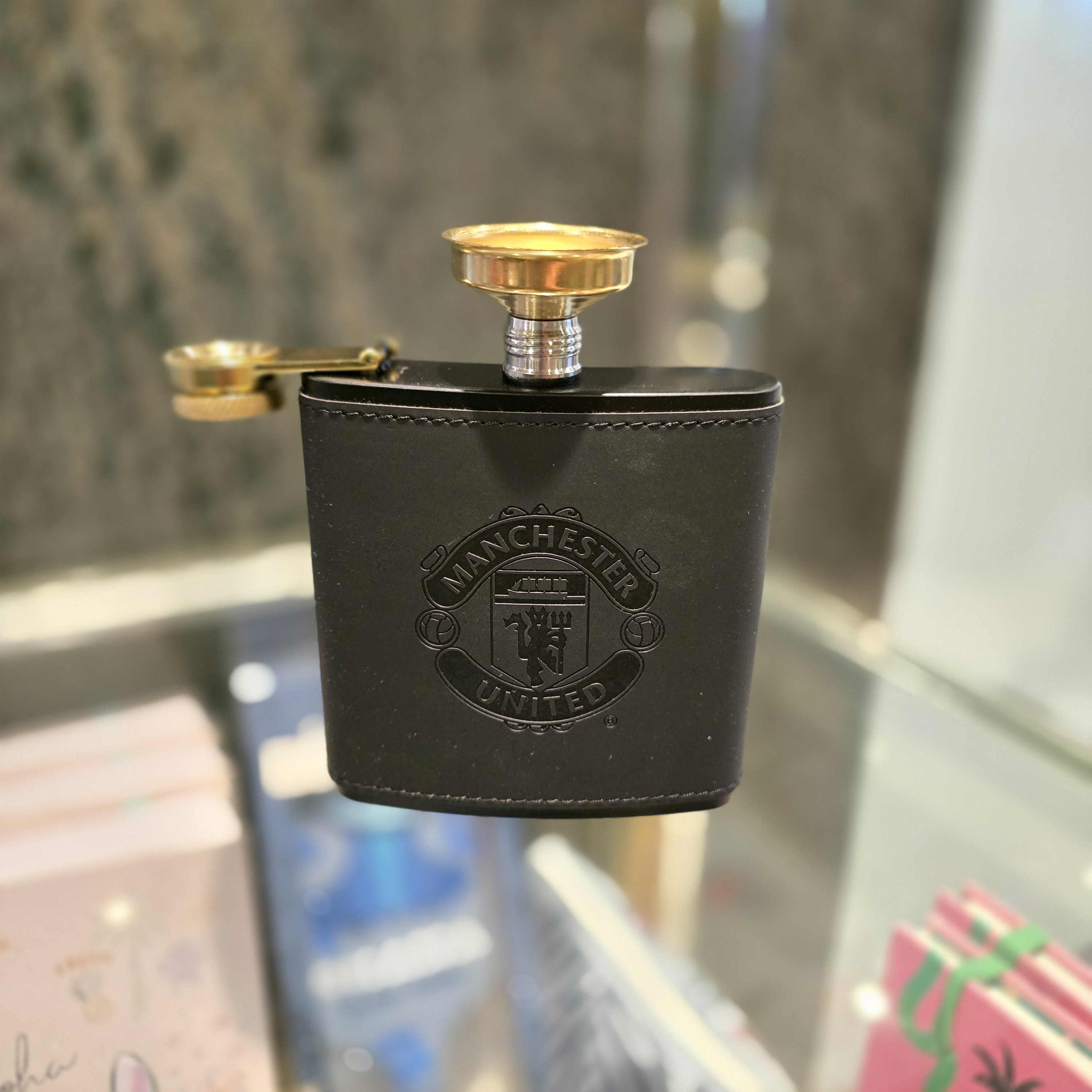 曼聯黑色酒壺酒杯套裝