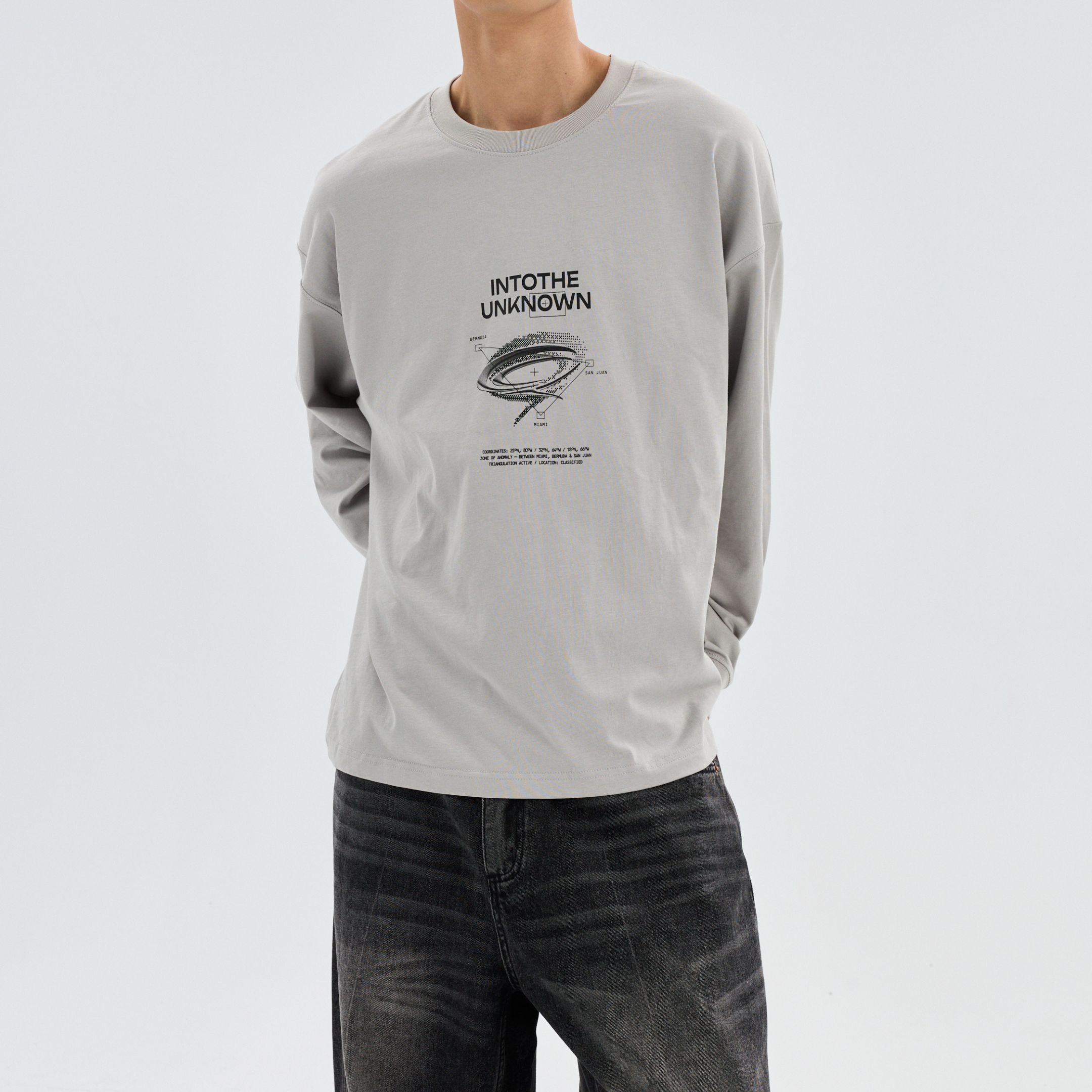 NICEDAY 服飾 QUEST Unknown LS Tee 未知 前線 薄長T 長袖 黑 灰 橘 秋冬 11397075