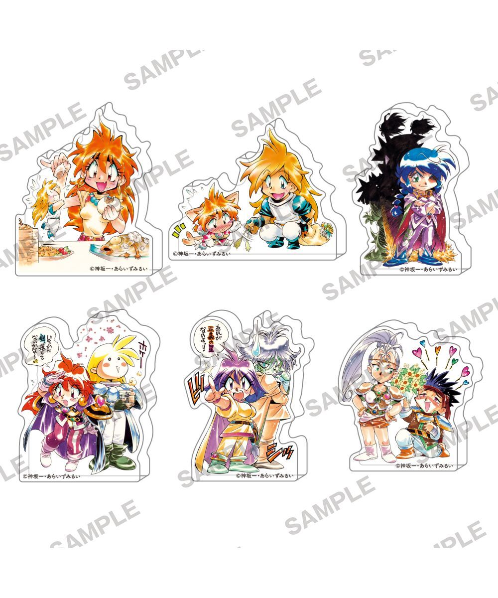 預購-【原作35周年紀念】『秀逗魔導士』集換式壓克力飾牌 PACK盲盒販售 隨機出貨【日本進口精品】