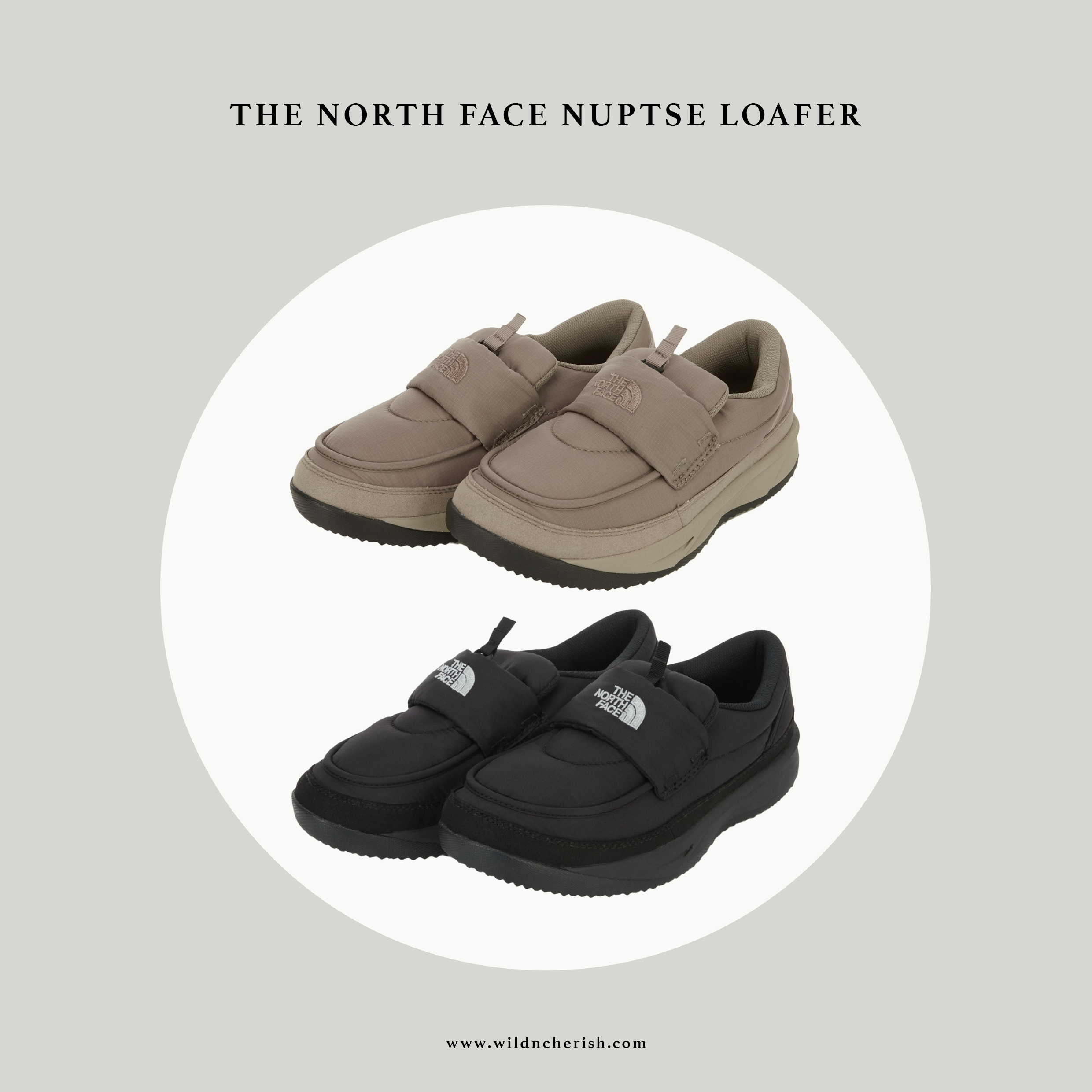 預訂 | The North Face Nuptse Loafer Suede 保暖鞋