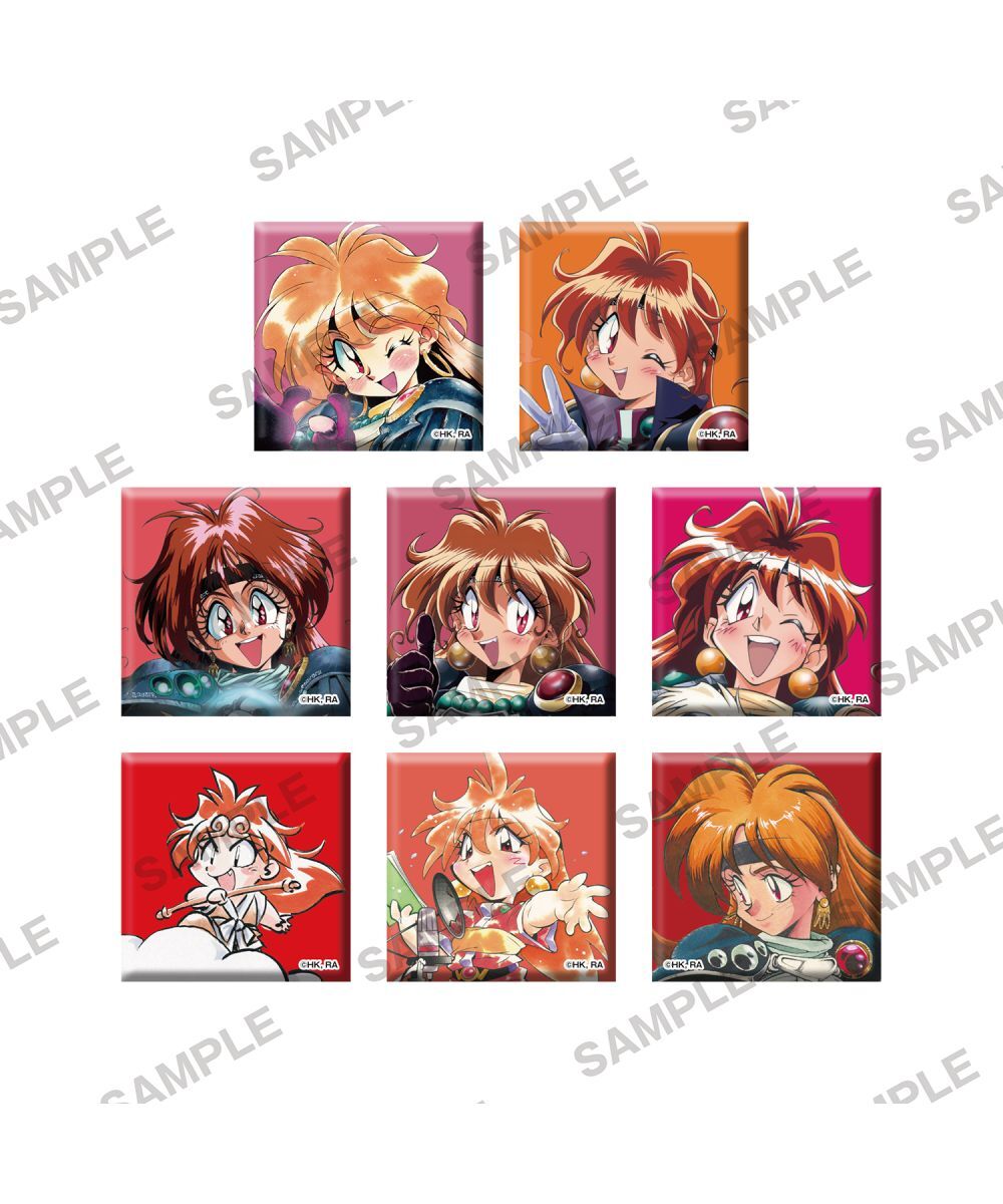 預購-【原作35周年紀念】『秀逗魔導士』集換式方形徽章 PACK盲盒販售 隨機出貨【日本進口精品】