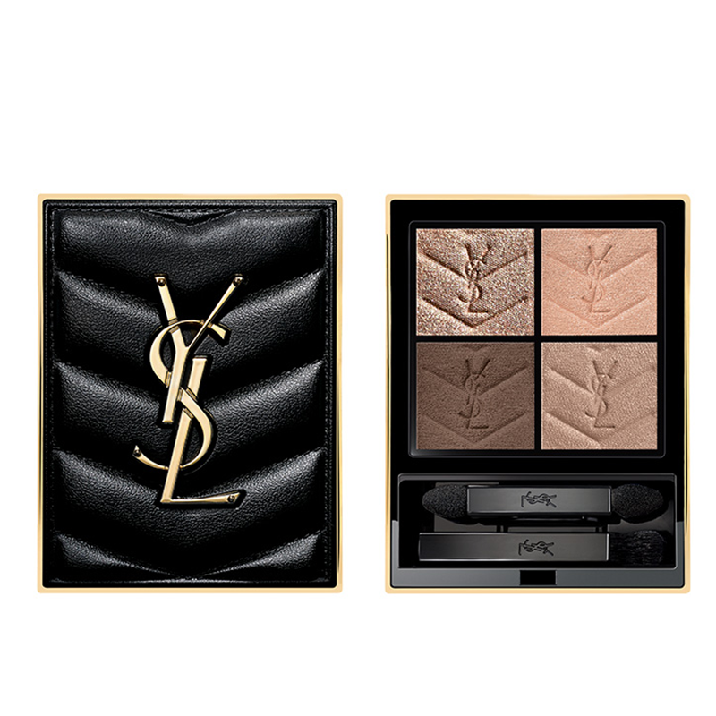 聖羅蘭 高訂皮革四色眼影盒 大地色眼影盤 #100 Stora Dolls 4g[平行進口]