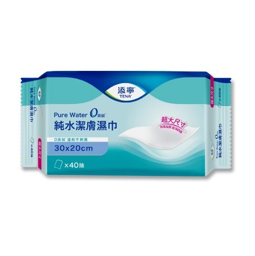 添寧｜純水潔膚濕巾 40抽x12入／箱