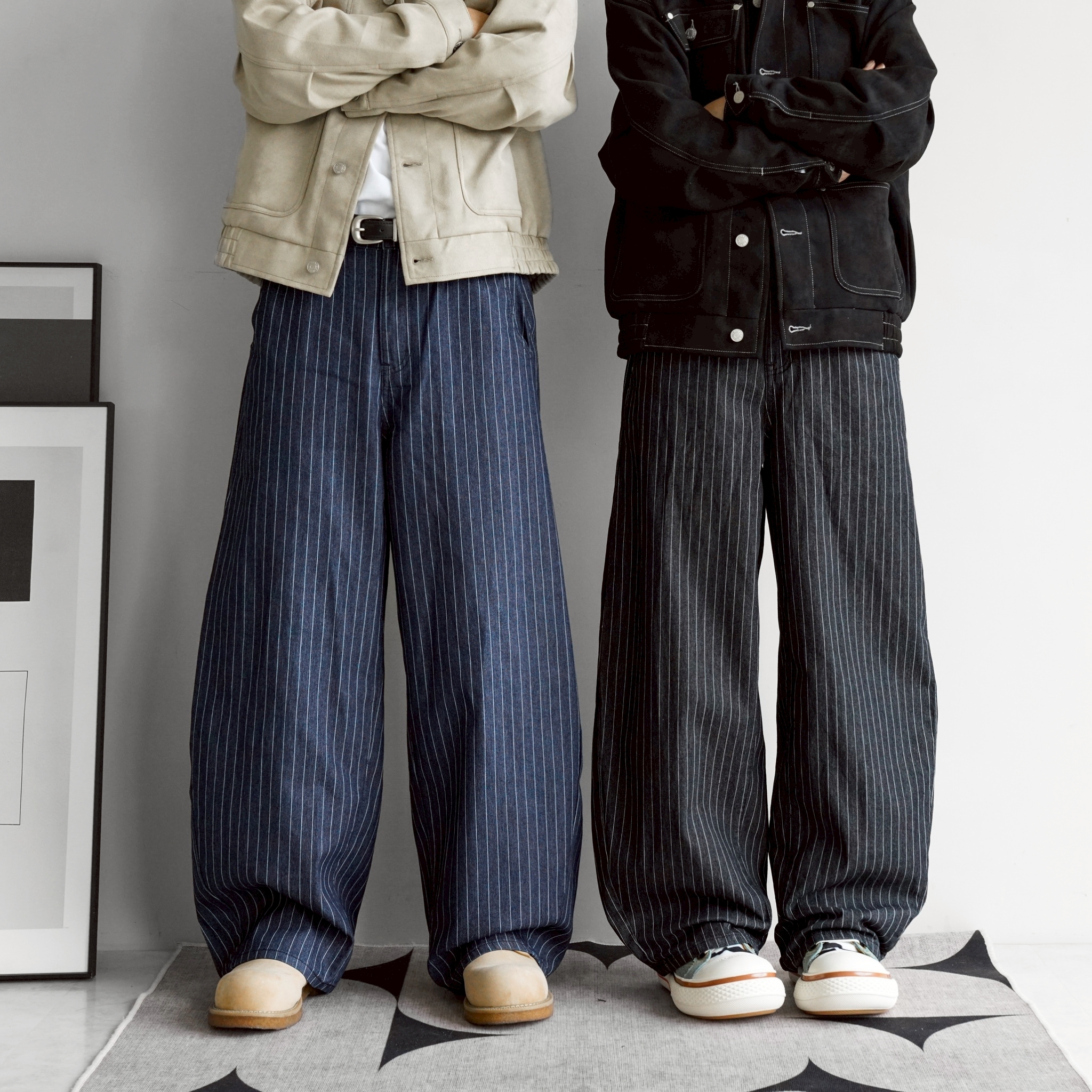 SBG 直條彈力彎刀牛仔褲 SB8019