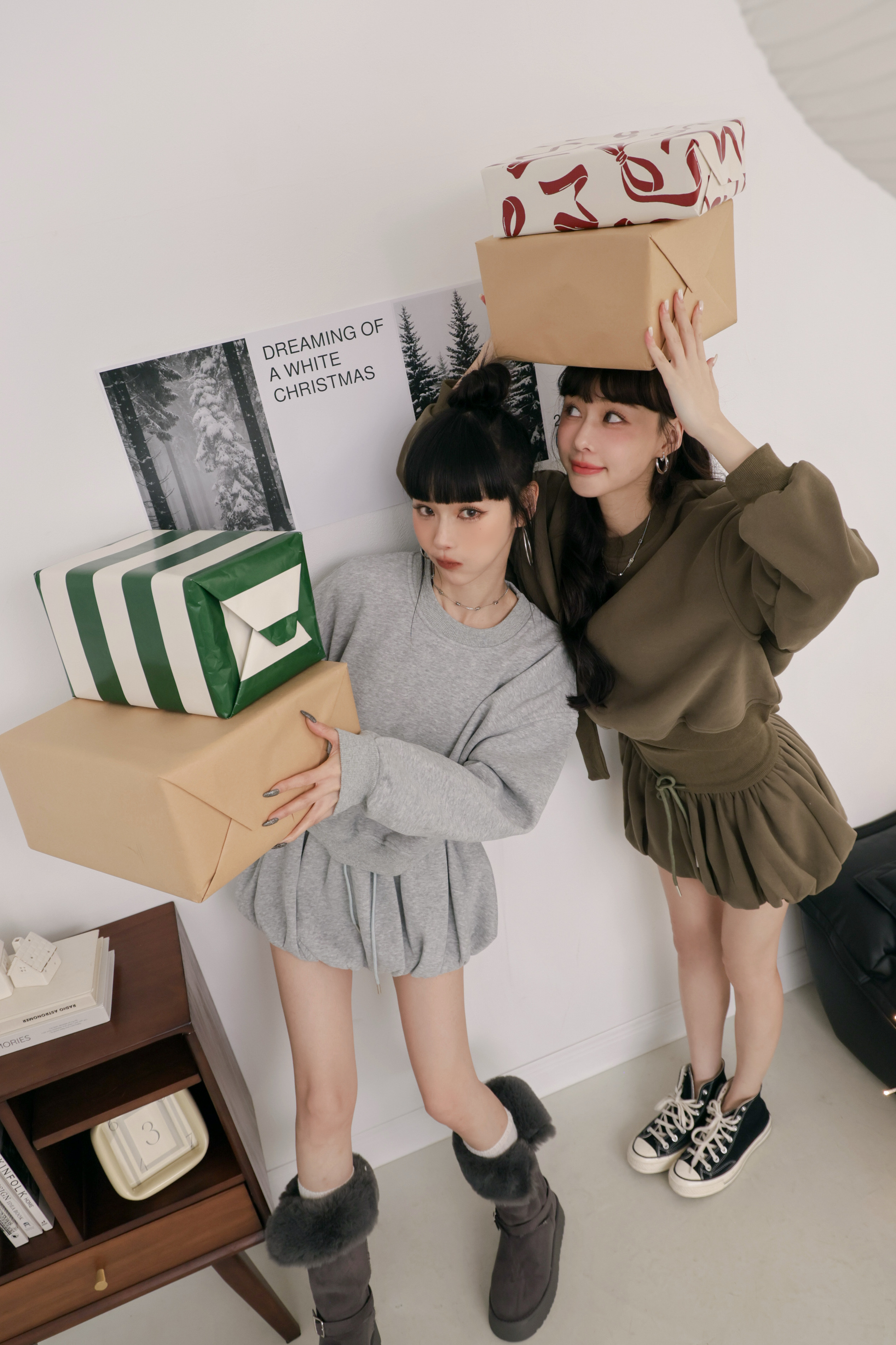 （現貨）棉質澎澎裙1+1 SET組 O12