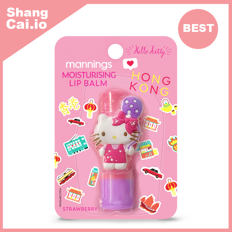 Mannings Hello Kitty草莓香味潤唇膏 3.5克