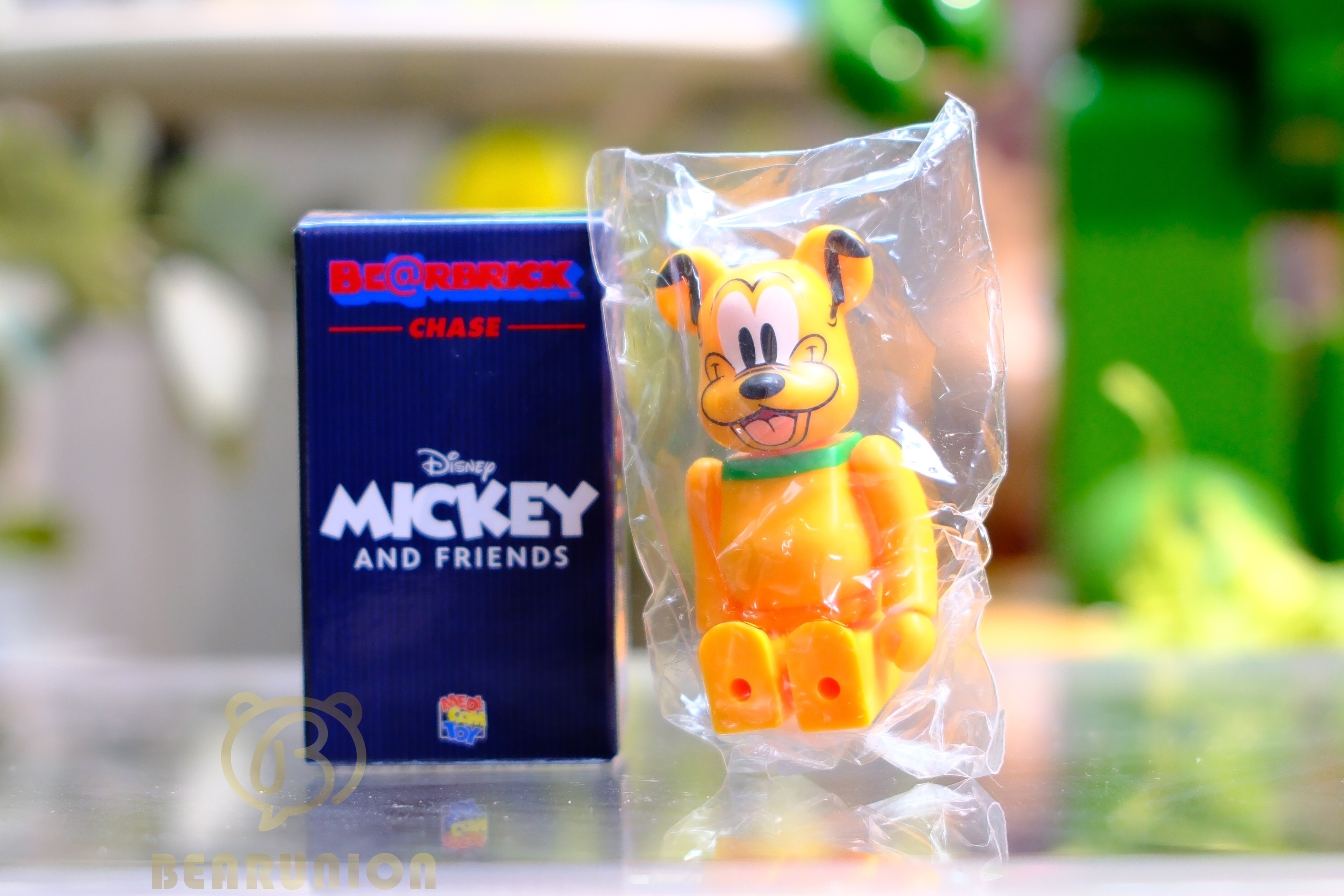 🥇現貨🥇Bearbrick 100% Chase Mickey Friends Pluto