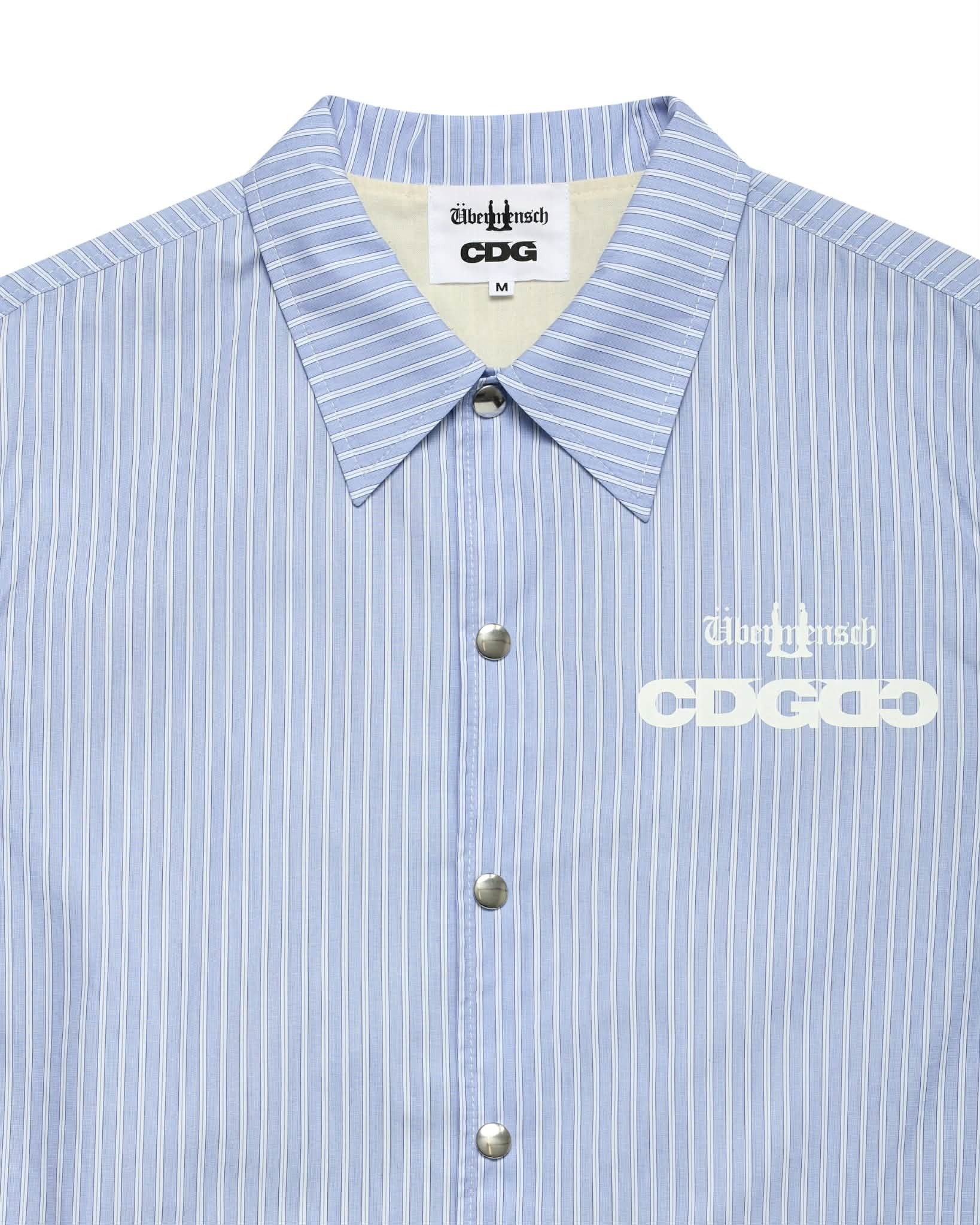CDG G-DRAGON CLASSIC COACH JACKET stripe