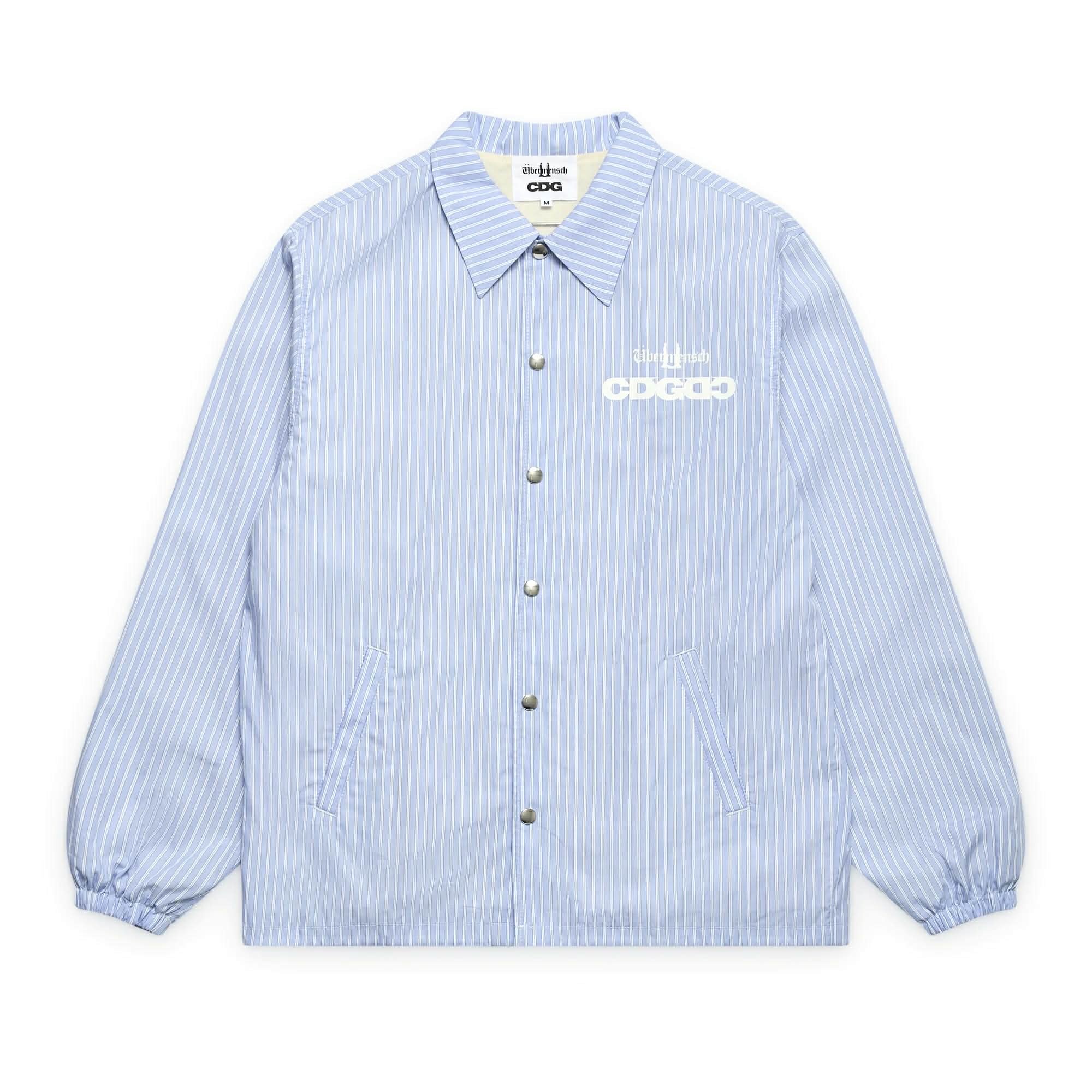 CDG x G-DRAGON Übermensch CLASSIC COACH JACKET stripe