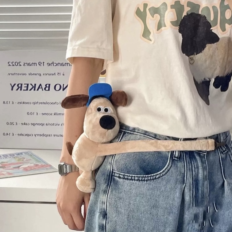 《12280》超長手手掌門狗造型窗簾掛飾