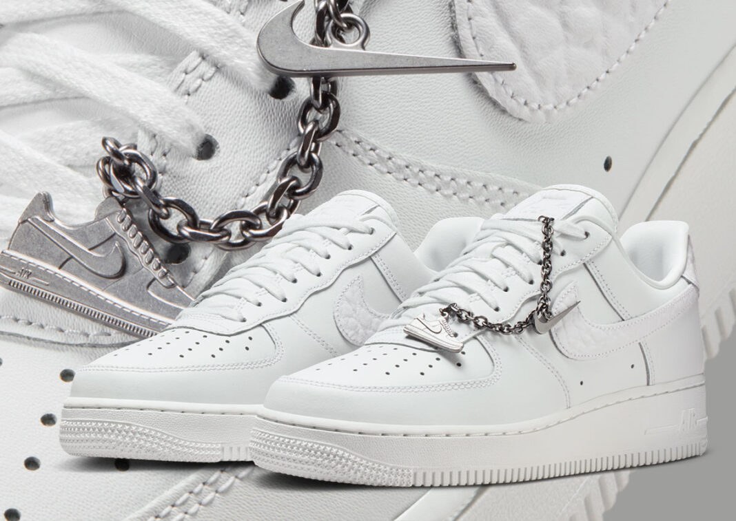 【預訂】NIKE AIR FORCE 1 LOW 07  白銀鏈-WOMEN