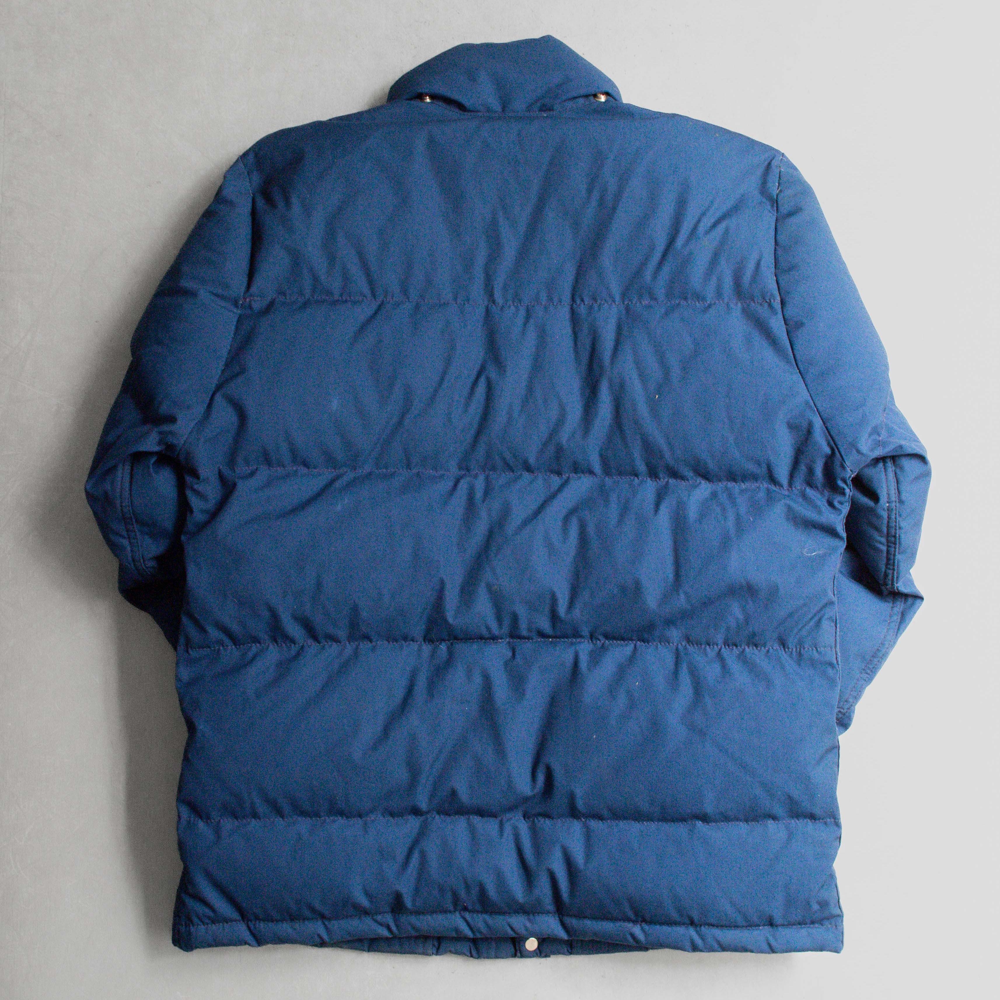 70-80S THE NORTH FACE DOWN JACKET 美國製 北臉 茶標 藍色 羽絨外套 S