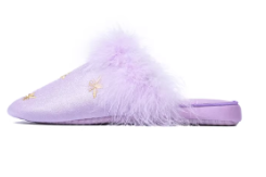 GG251227-G25 真絲火雞毛家用拖鞋粉紫