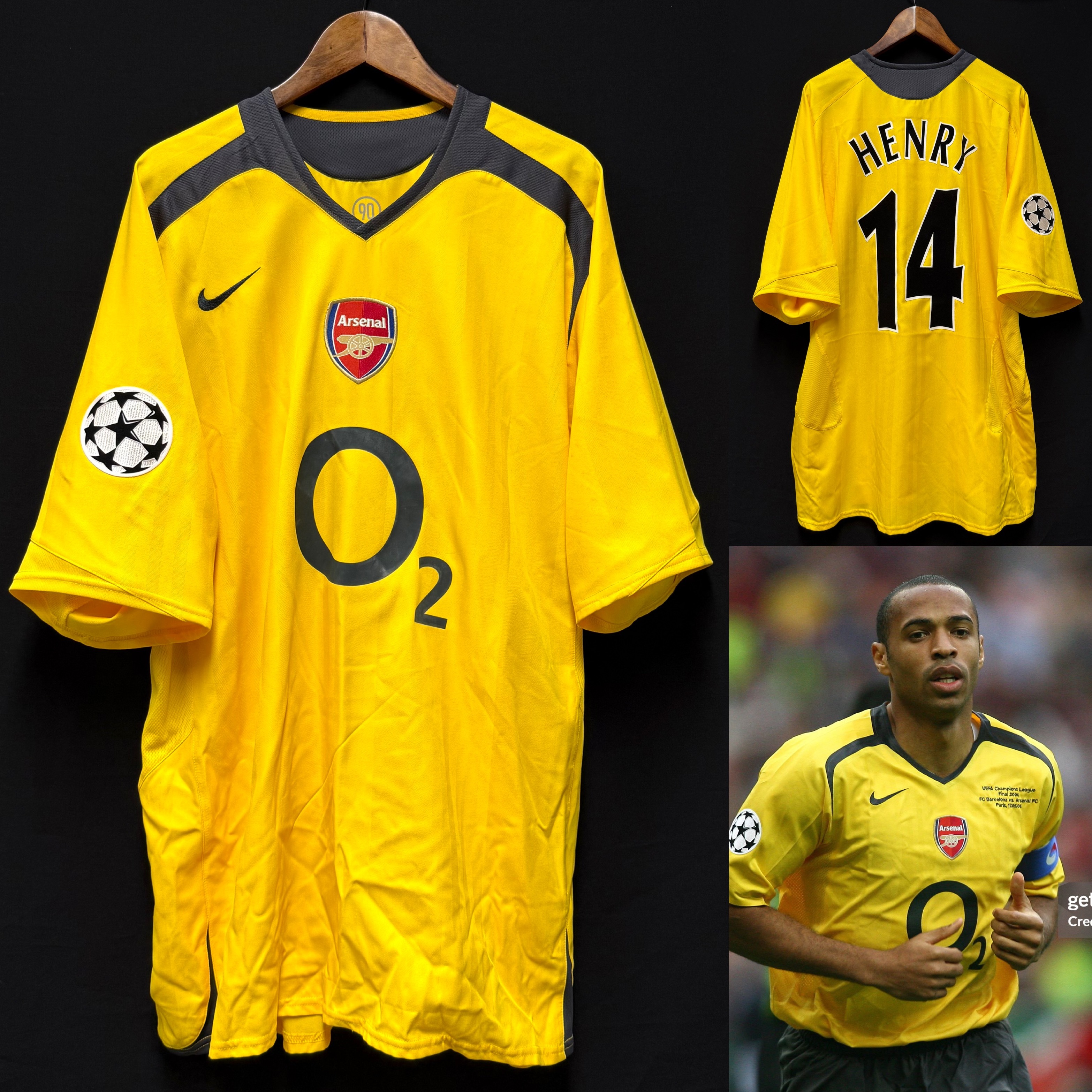 Arsenal 2005-2006 Nike Away Shirt #14 HENRY