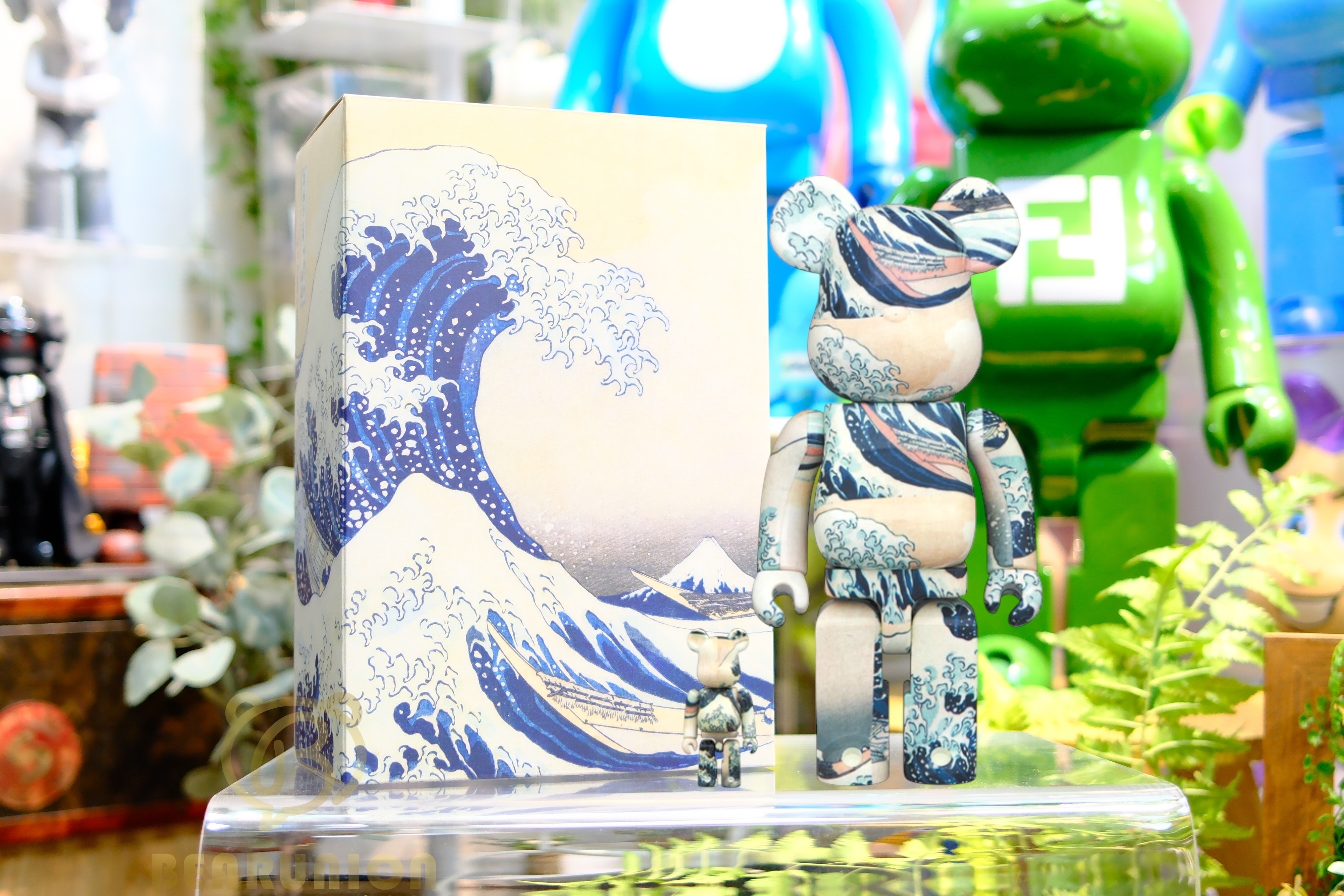🥇現貨🥇Bearbrick 400% 100% 神奈川沖浪裏