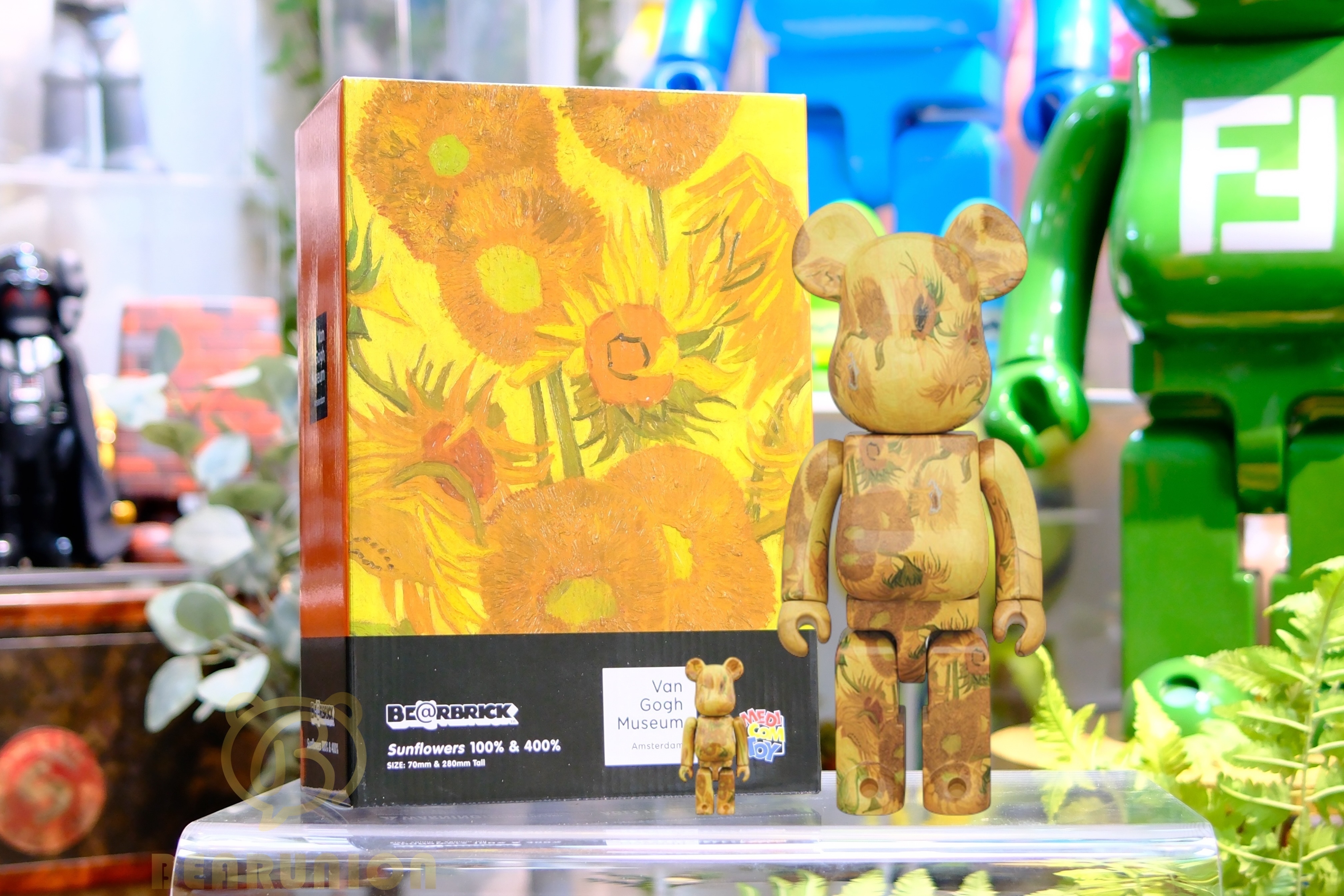 🥇現貨🥇Bearbrick 400% 100% VAN GOSH SUNFLOWER