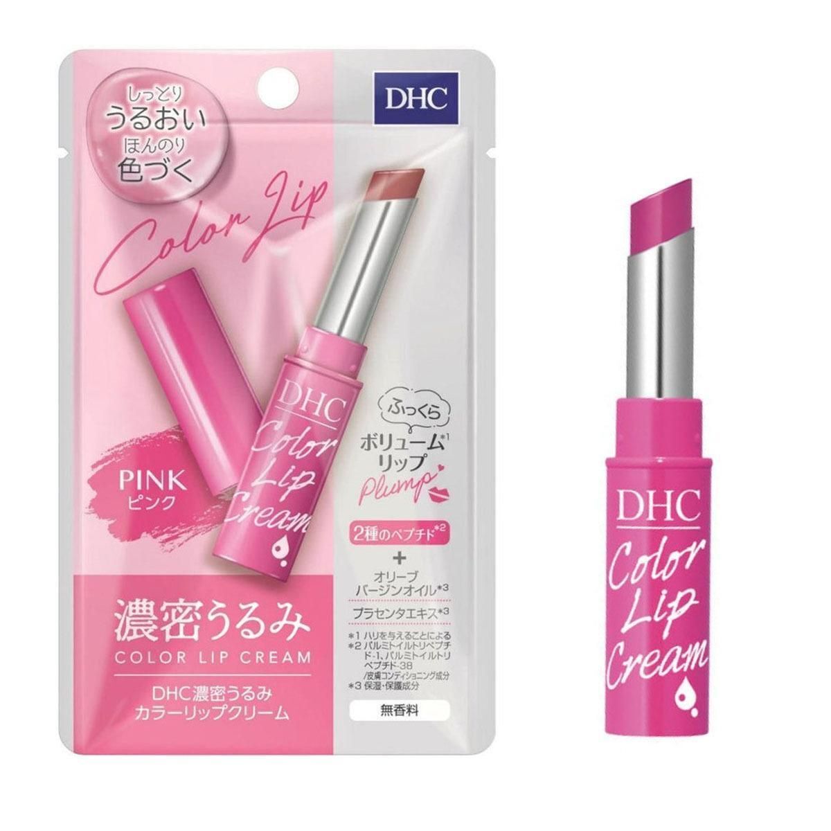 DHC Lip Cream 變色純橄欖潤唇膏 玫紅 1.5g - (平行進口)