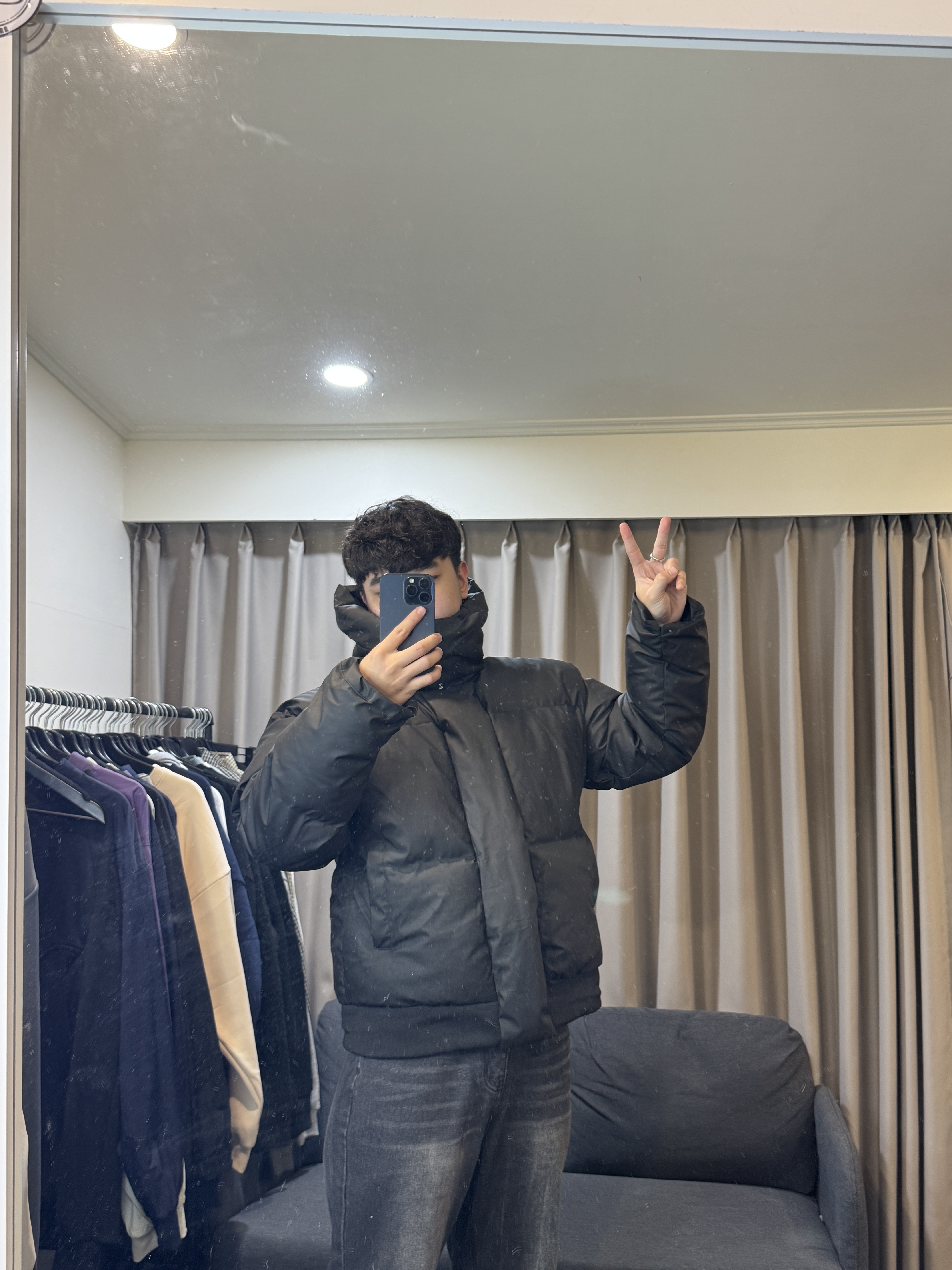 『RB』【售完不補】高品質CLEANFIT套頭高領保暖連帽PU皮革麵包外套