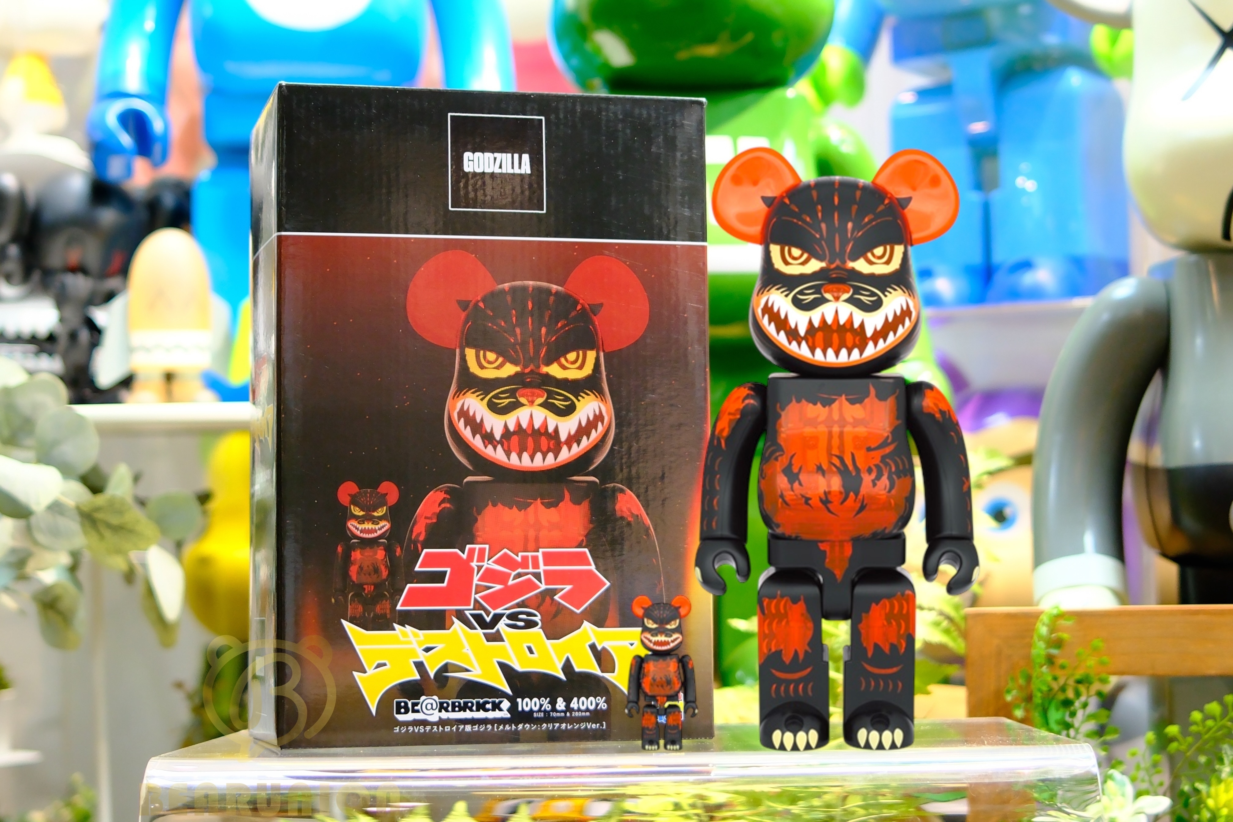 🥇現貨🥇Bearbrick 400% 100% Godzilla VS Destroyer version Godzilla