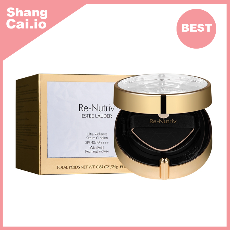 雅詩蘭黛 Re Nutriv Ultra Radiance 精華氣墊 SPF40 帶額外補充裝 - # 2C0 COOL VANILLA 2x14g/0.49oz(平行進口)