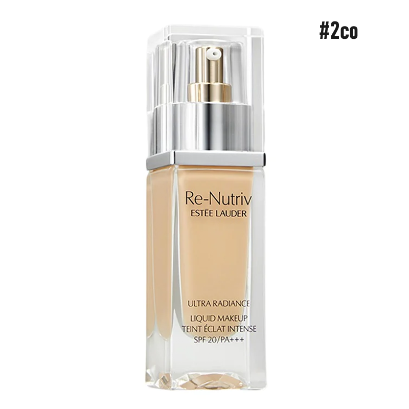 雅詩蘭黛 白金粉底液 極緻鑽亮粉底液SPF20 PA+++ 30ML#2co coll vanilla[平行進口]