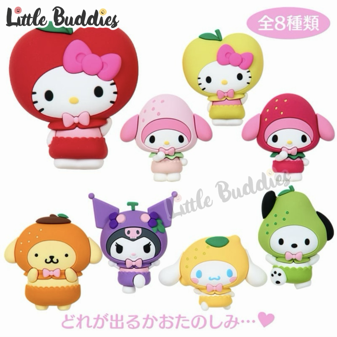 日本 Sanrio 水果造型系列 公仔磁石盲盒