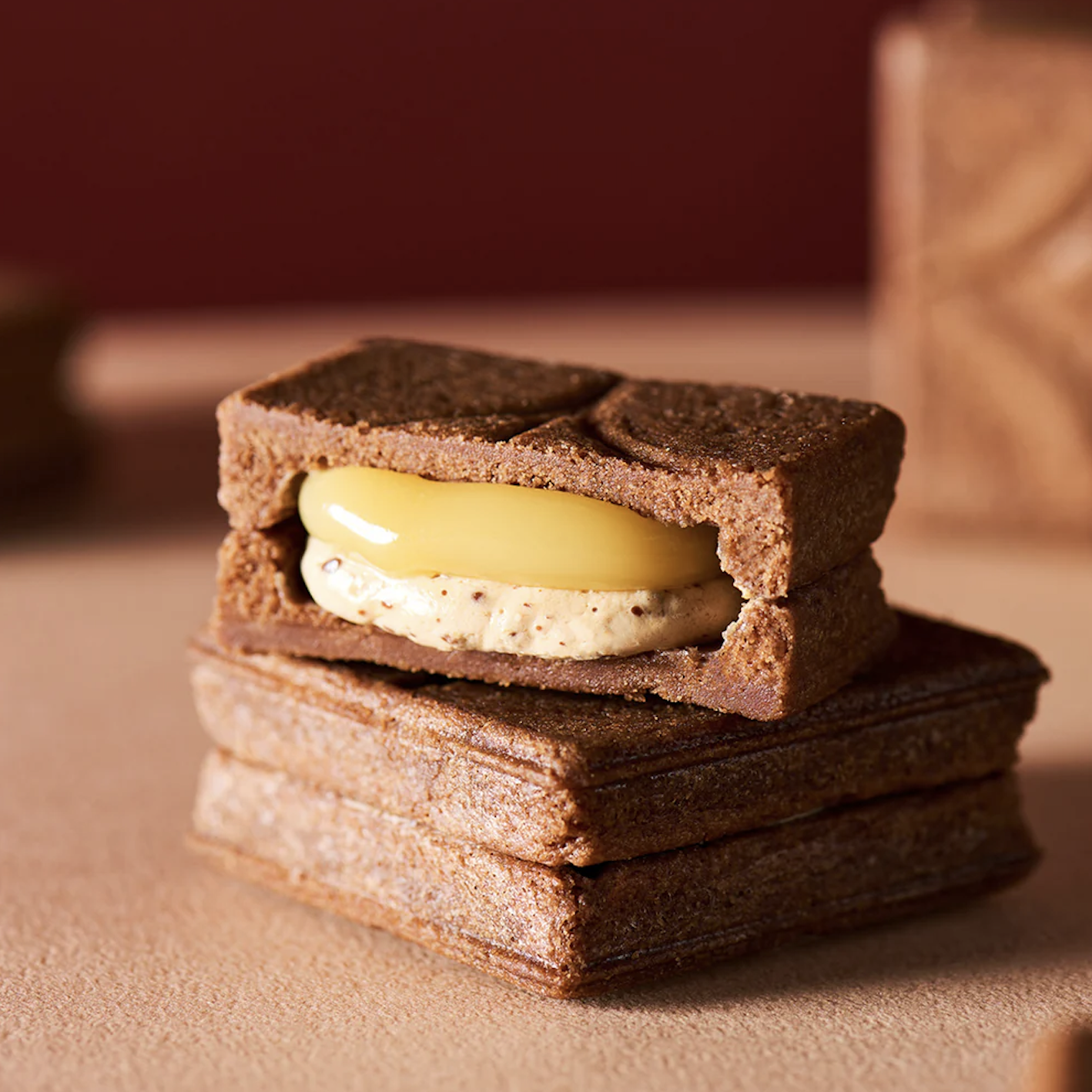 Press Butter Sand｜朱古力杏仁