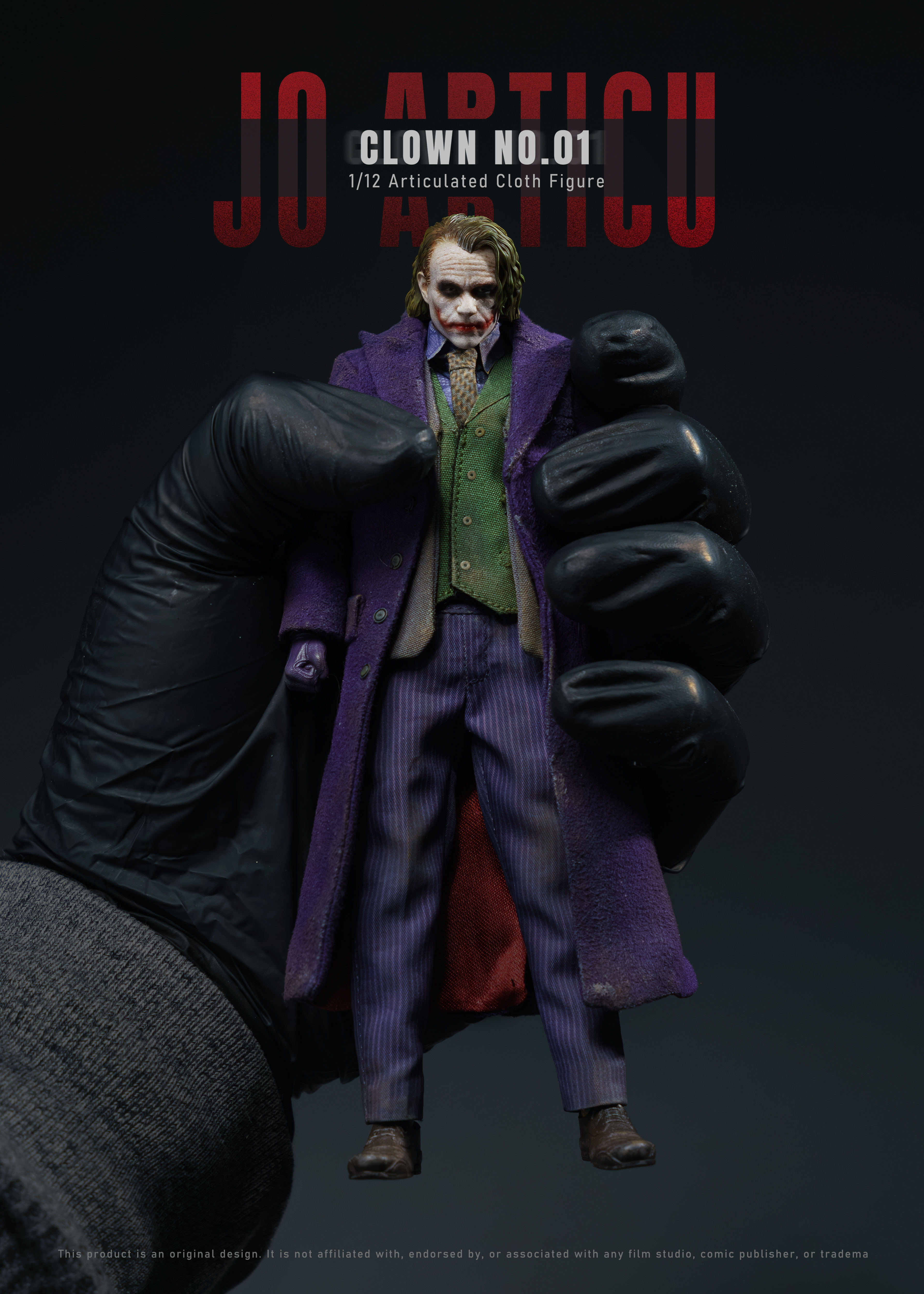 JO ARTICU 1/12 The Clown Action Figure (N