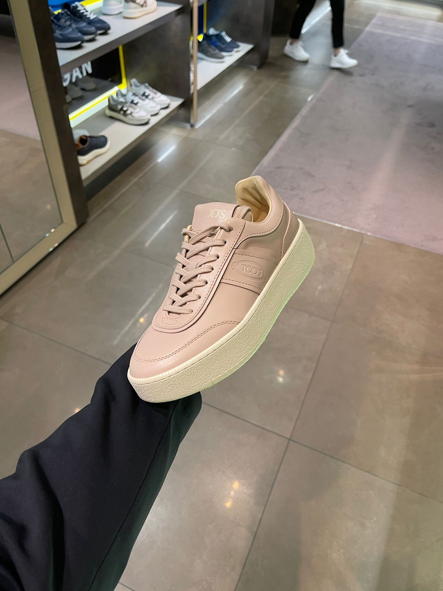 Tods Hogan XXW14 women sneaker Soft Pink