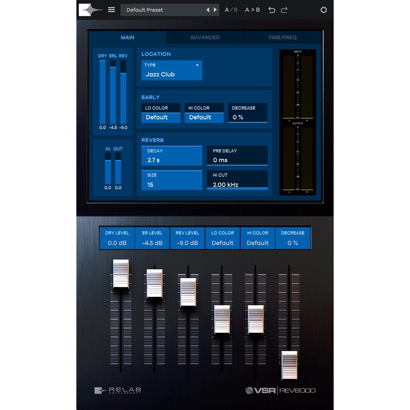 Relab Rev6000｜數位殘響效果器插件