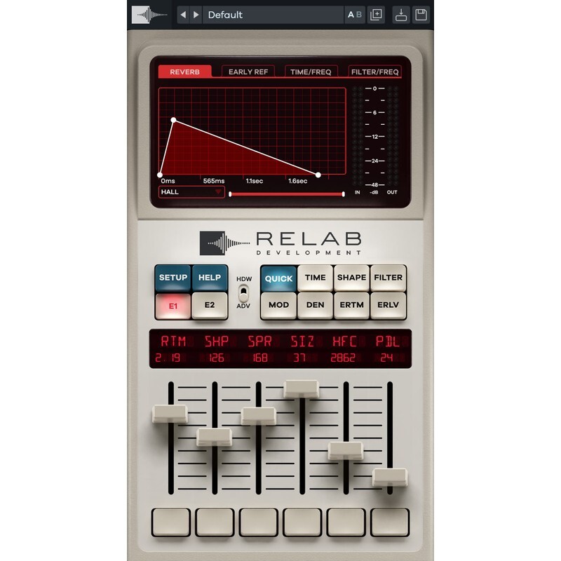 Relab LX480 Dual-Engine Reverb V4｜數位殘響效果插件