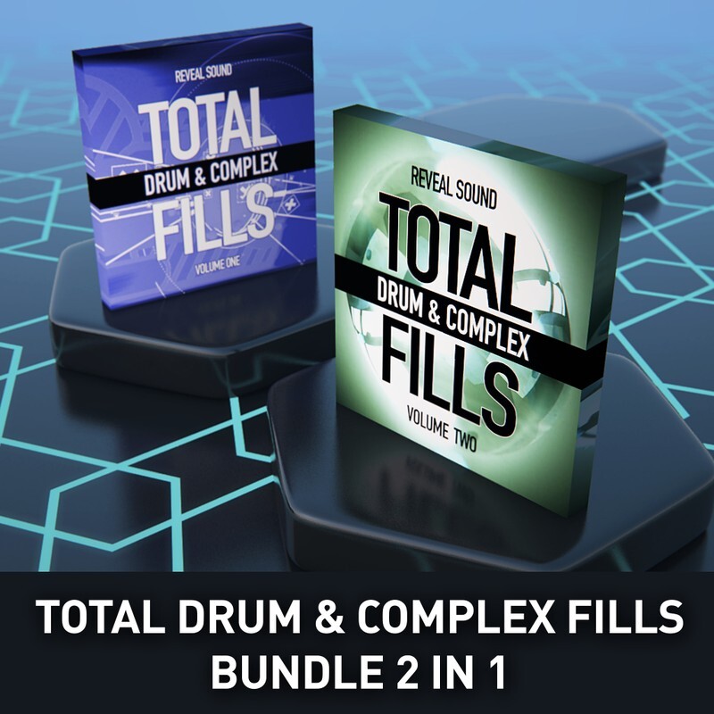 Reveal Sound Total Drum&Complex Fills Bundle 2IN1｜鼓組音源合輯