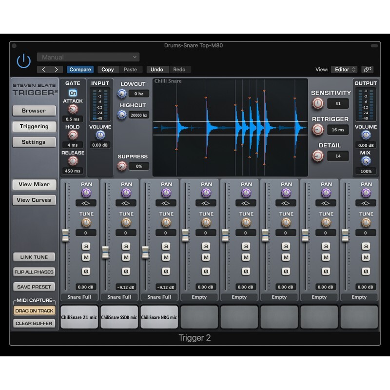 Steven Slate TRIGGER 2 Platinum｜鼓組音源擴充包