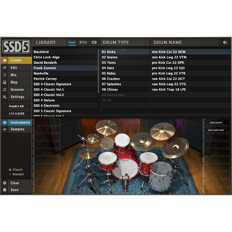Steven Slate SSD Frank Zummo expansion｜鼓組音源擴充包