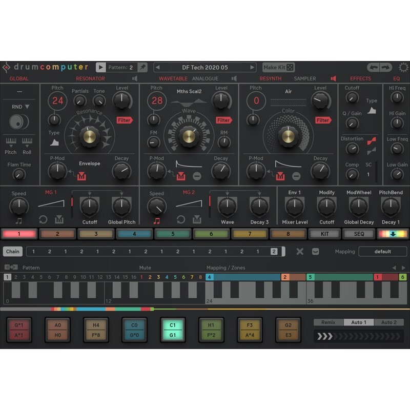 Sugar Bytes DrumComputer｜虛擬鼓機合成器