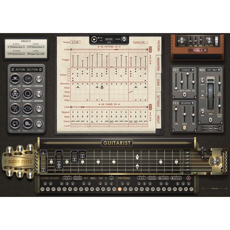 Sugar Bytes Guitarist｜電吉他步進音源