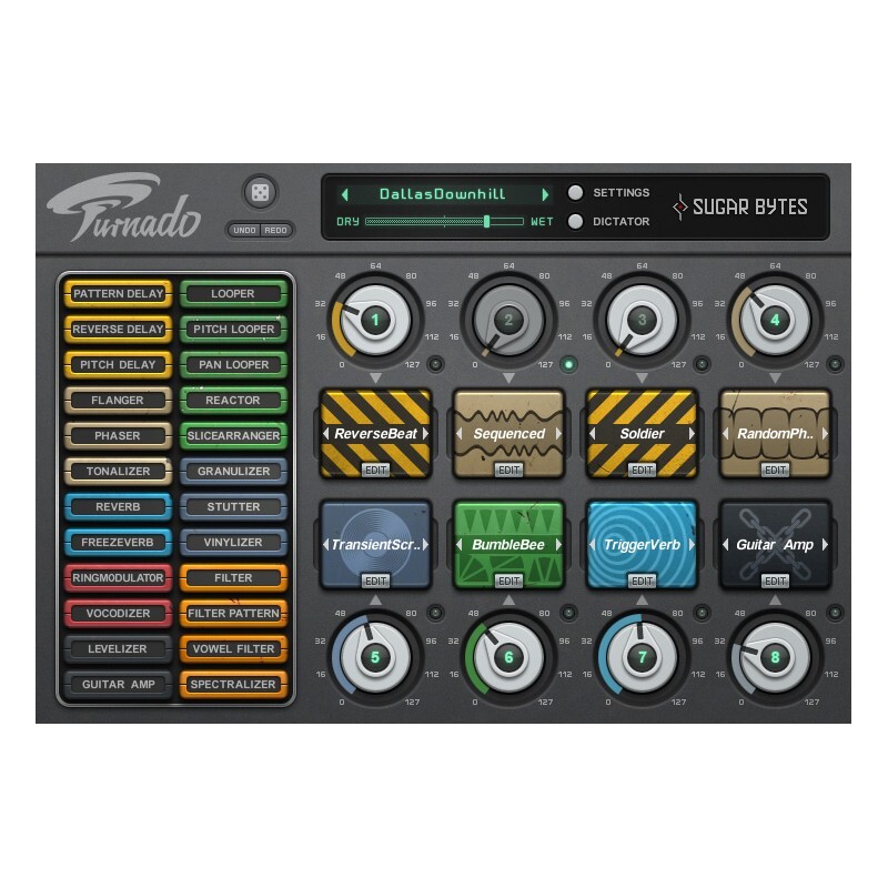 Sugar Bytes Turnado｜即時效果處理插件