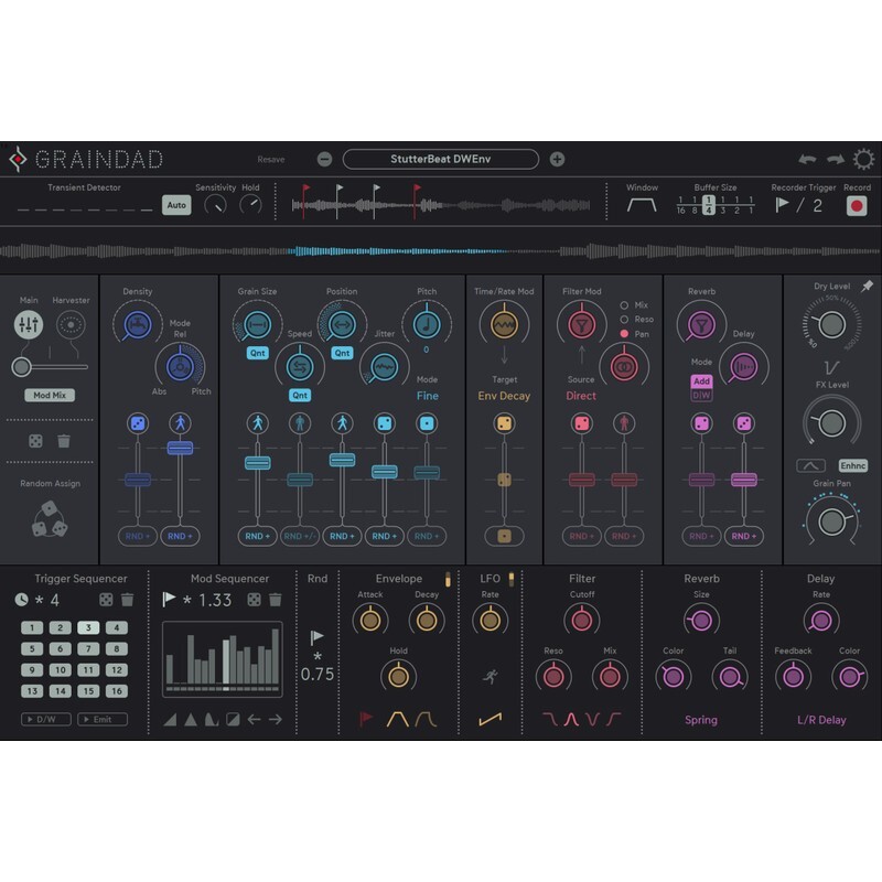 Sugar Bytes Graindad｜合成器效果插件