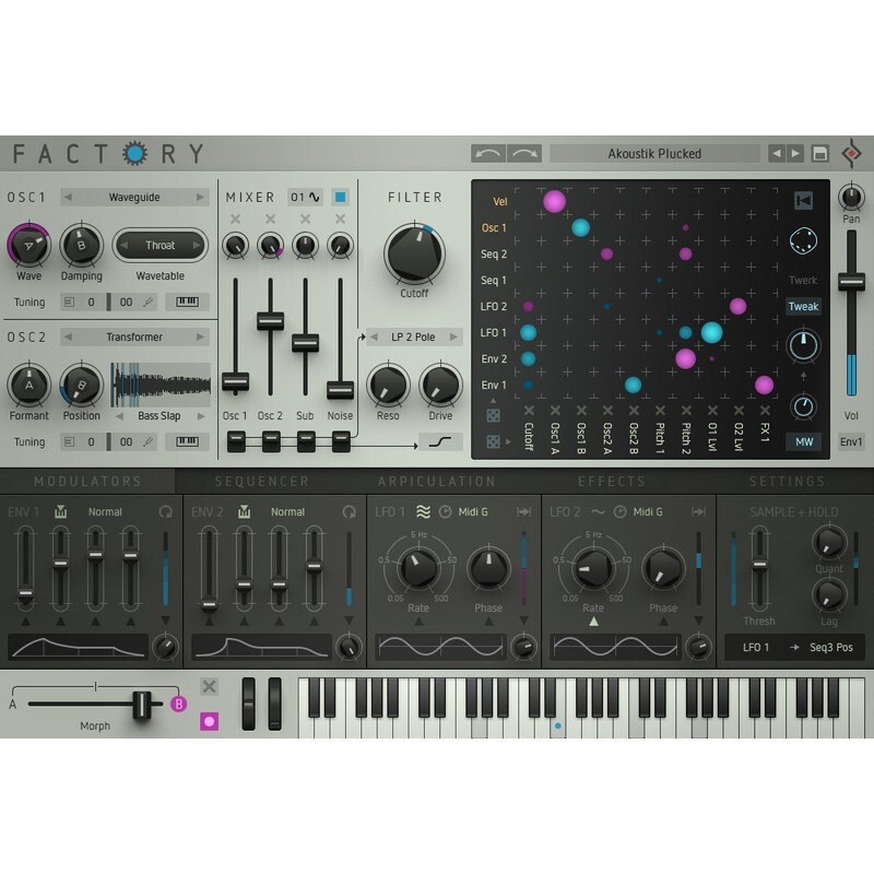 Sugar Bytes Factory｜模組化合成器插件