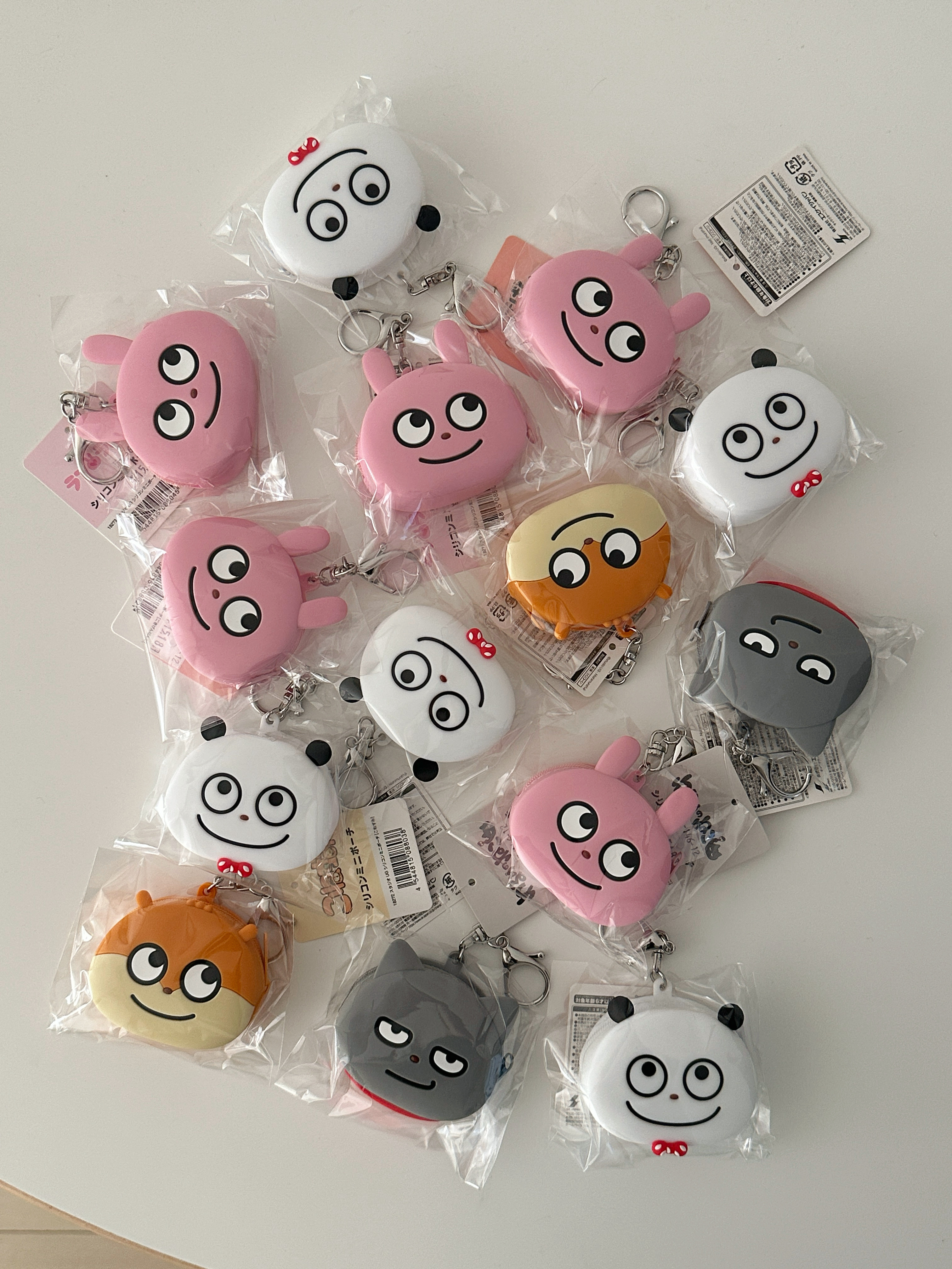 西村裕二大頭硅膠收納小掛包