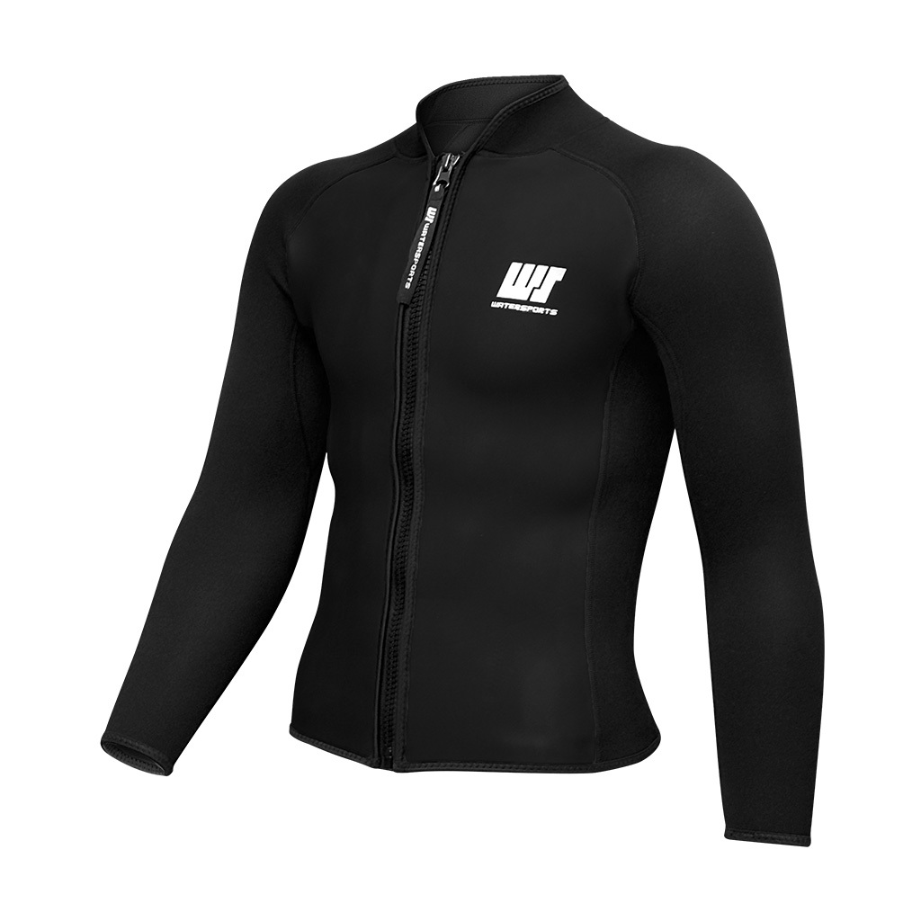 3mm 中性 SCR 防寒夾克膠衣 - 黑