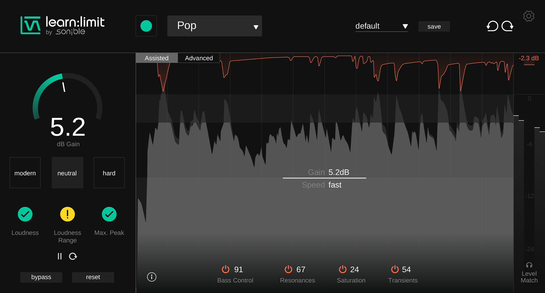 sonible learn:limit｜音頻限制效果器