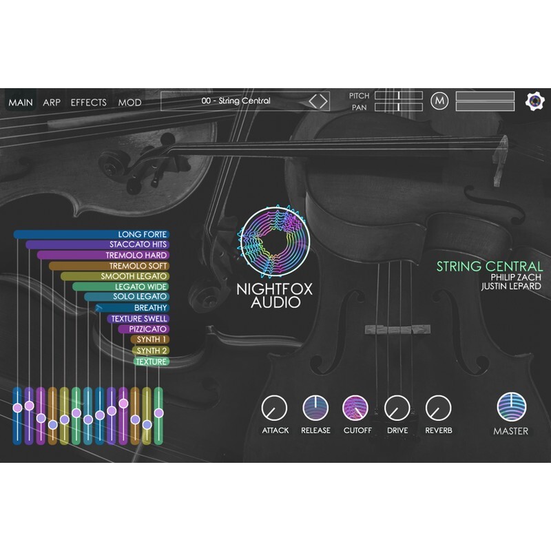 Nightfox Audio String Central｜合成弦樂音源