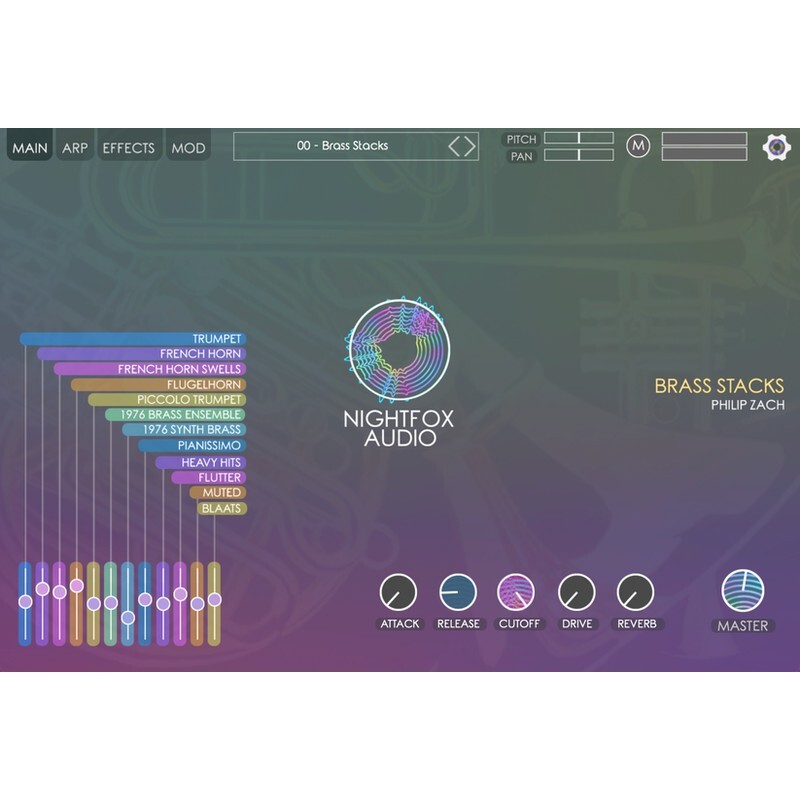 Nightfox Audio Brass Stacks｜銅管音源合成器