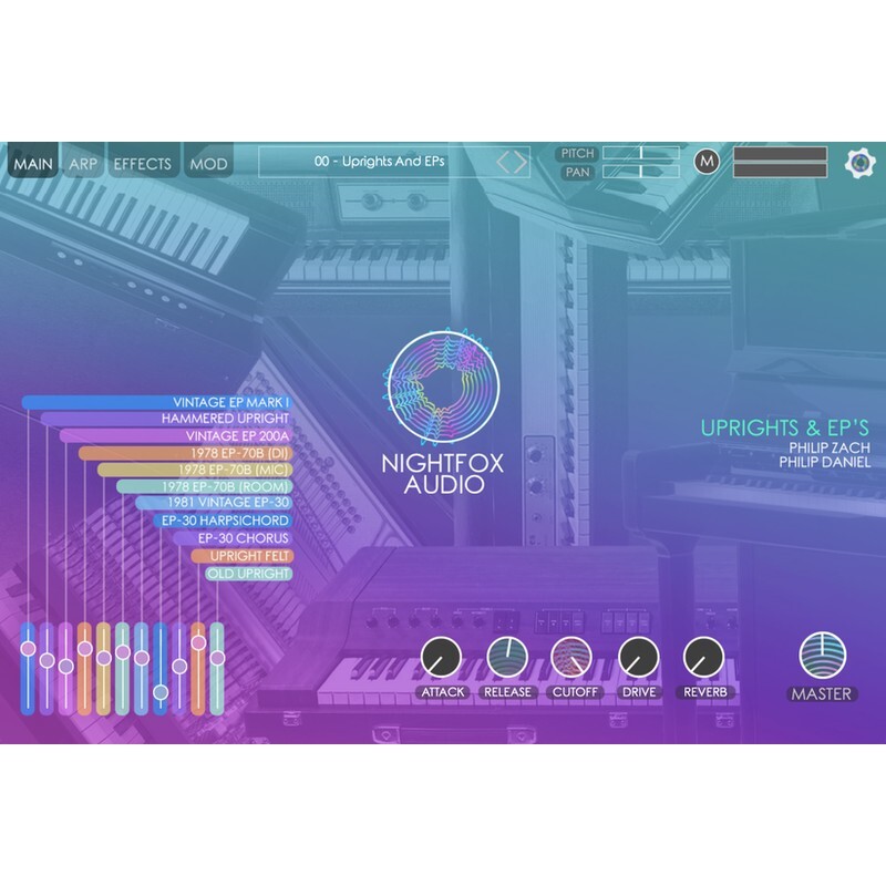 Nightfox Audio Uprights and EPs｜直立與電鋼琴音源