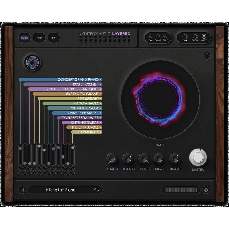 Nightfox Audio Layered｜虛擬樂器音源