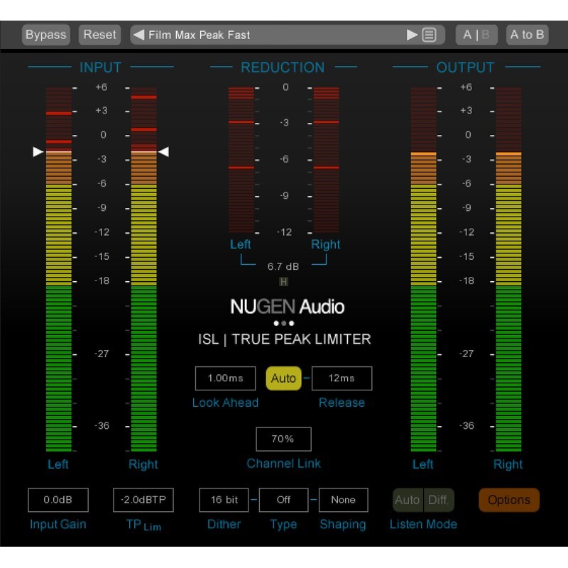 NUGEN ISL 2｜峰值限制器插件