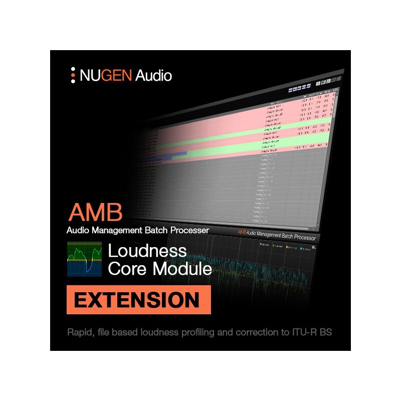 NUGEN AMB Loudness Module｜音訊響度處理模組
